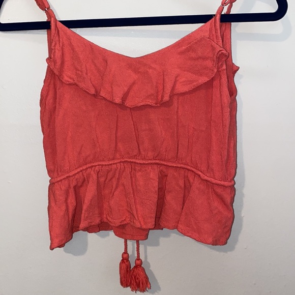 Coral cropped top from Forever 21 - Picture 3 of 3